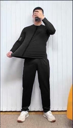 Unisex Work Out Solid Track Suit